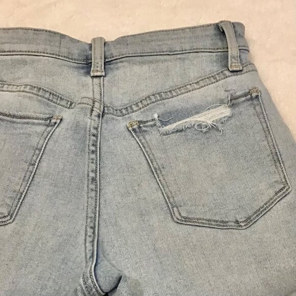 Joe’s Jeans 24 Kinsley High Rise 4” Denim Women’s Shorts Light Wash Distressed - Picture 6 of 11